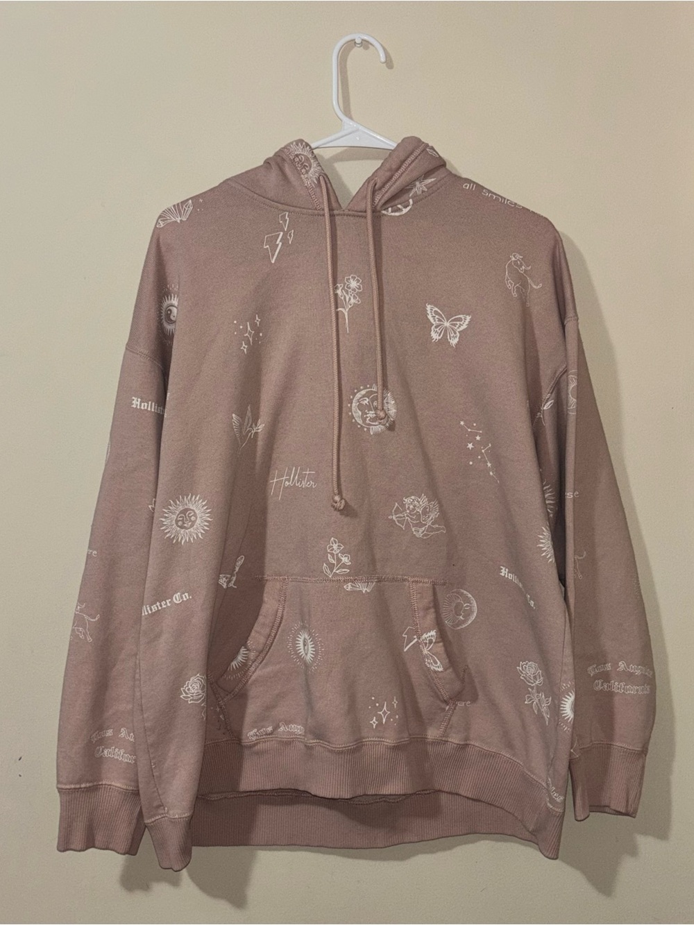 Hollister Celestial Pink Sweater Large